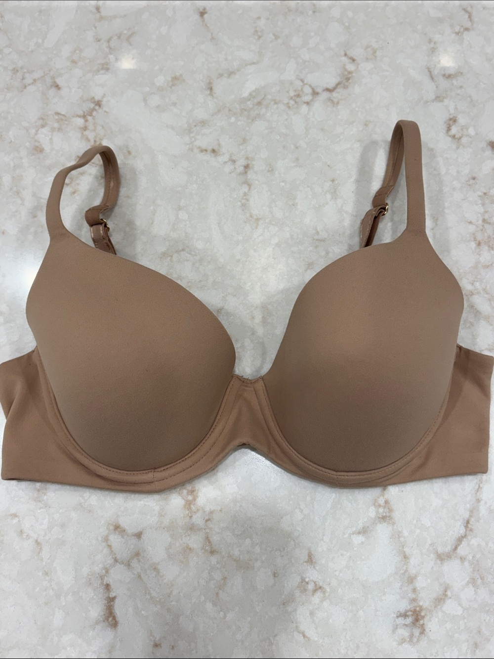 Soma Embraceable Perfect Coverage Smooth Molded T-Shirt Bra - Nude